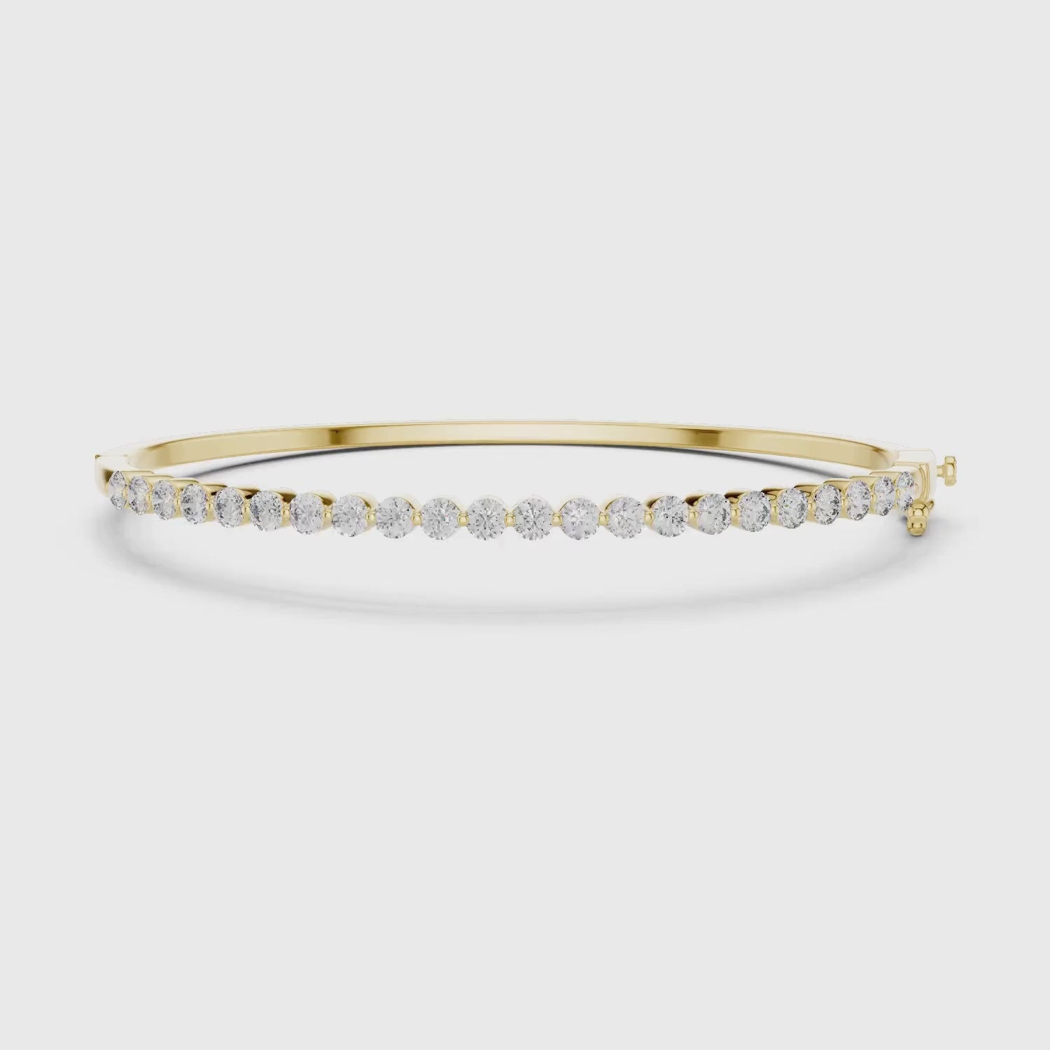 Eternity Lab Grown Diamond Bangle Bracelet