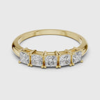 Princess Cut Lab Grown Diamond Band