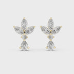 Butterfly Lab Grown Diamond Stud Earrings