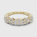 Double Row Lab Grown Diamond Band