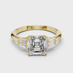 Princess Cut Solitaire Lab grown Diamond Ring