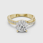 Round Cut Solitaire Ring