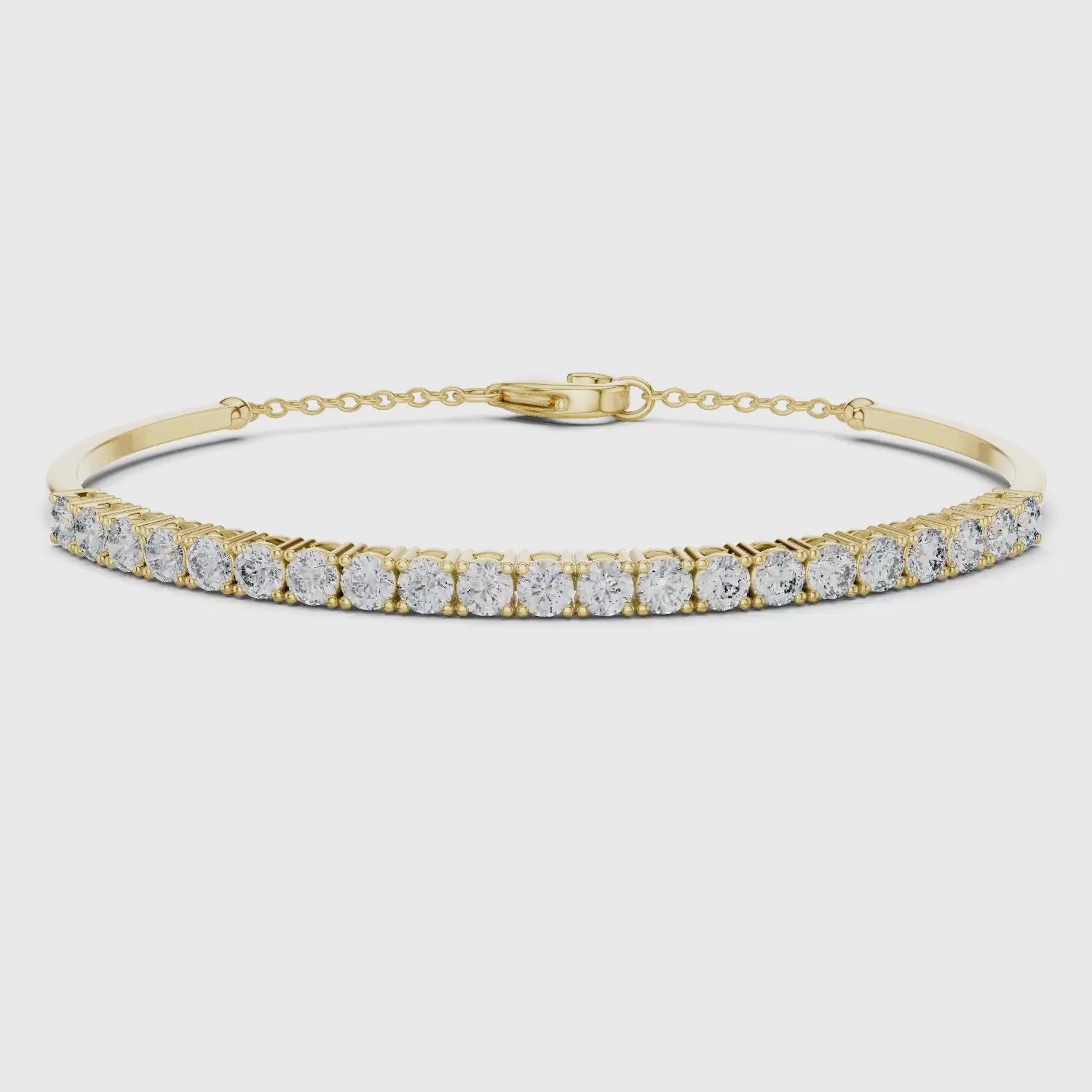 Elegant Lab Grown Diamond Chain Bracelet