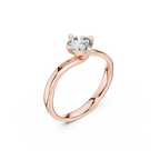 Sleek Solitaire Lab Grown Diamond Ring