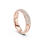 Dual Row Diamond Eternity Band