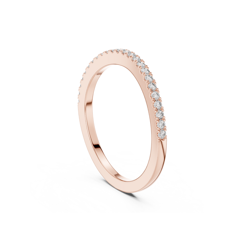 Delicate Lab Grown Diamond  Band