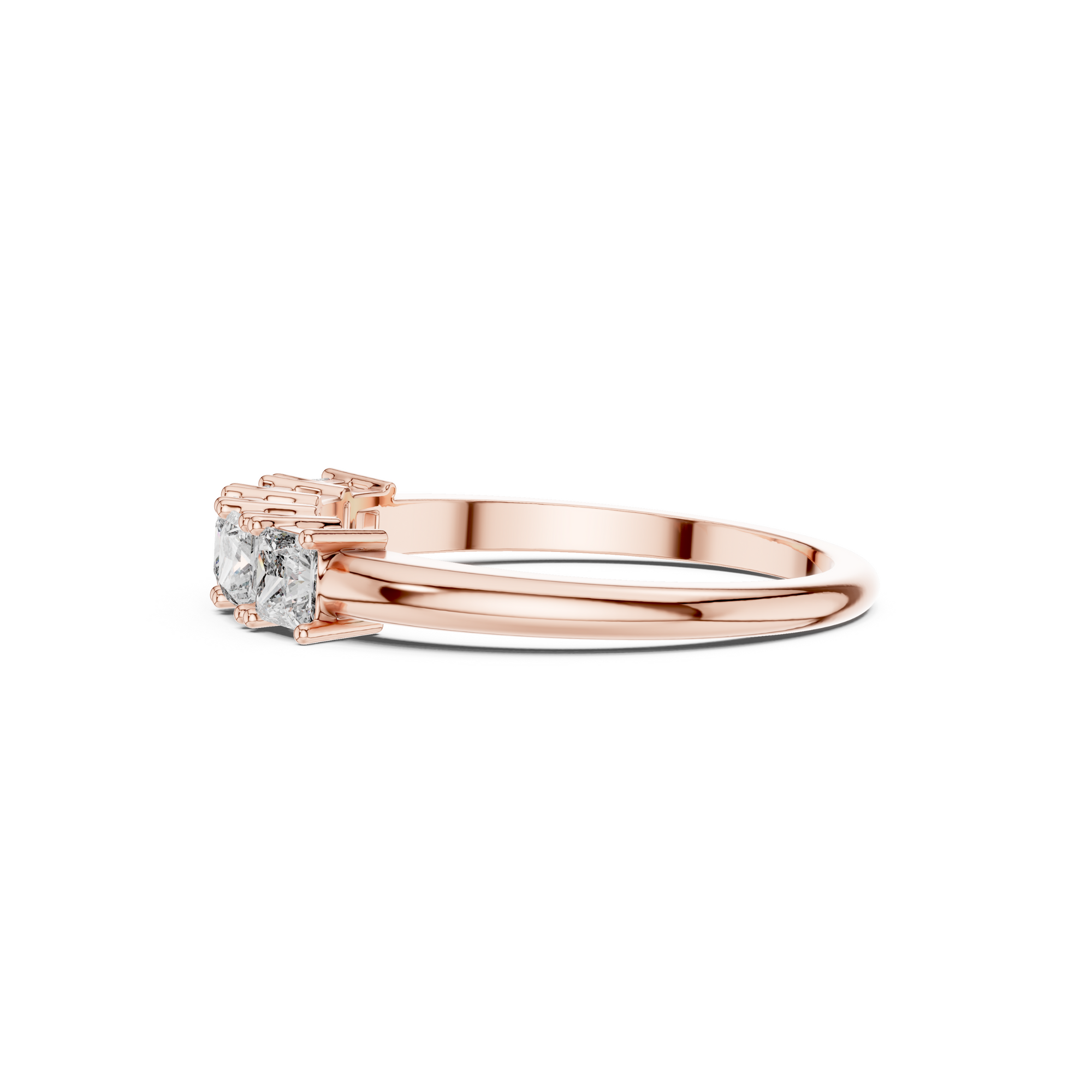 Princess Cut Lab Grown Diamond Band