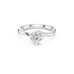 Sleek Solitaire Lab Grown Diamond Ring