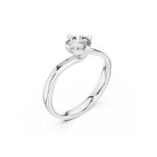 Sleek Solitaire Lab Grown Diamond Ring