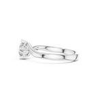Sleek Solitaire Lab Grown Diamond Ring
