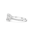 Emerald Cut Lab Grown Diamond Ring