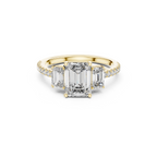 Emerald Cut Lab Grown Diamond Ring