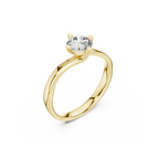 Sleek Solitaire Lab Grown Diamond Ring