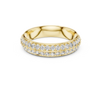 Dual Row Diamond Eternity Band
